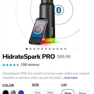 Smart water bottle